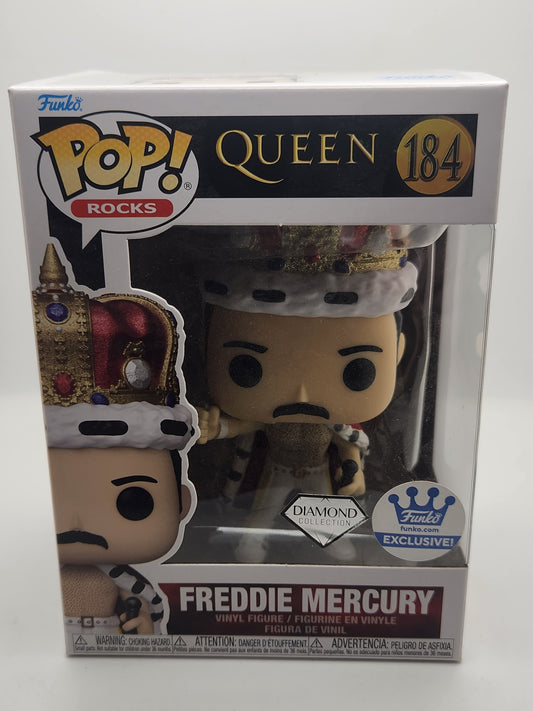 Freddie Mercury (Diamond/Glitter) - #184 - Box Condition - 9/10