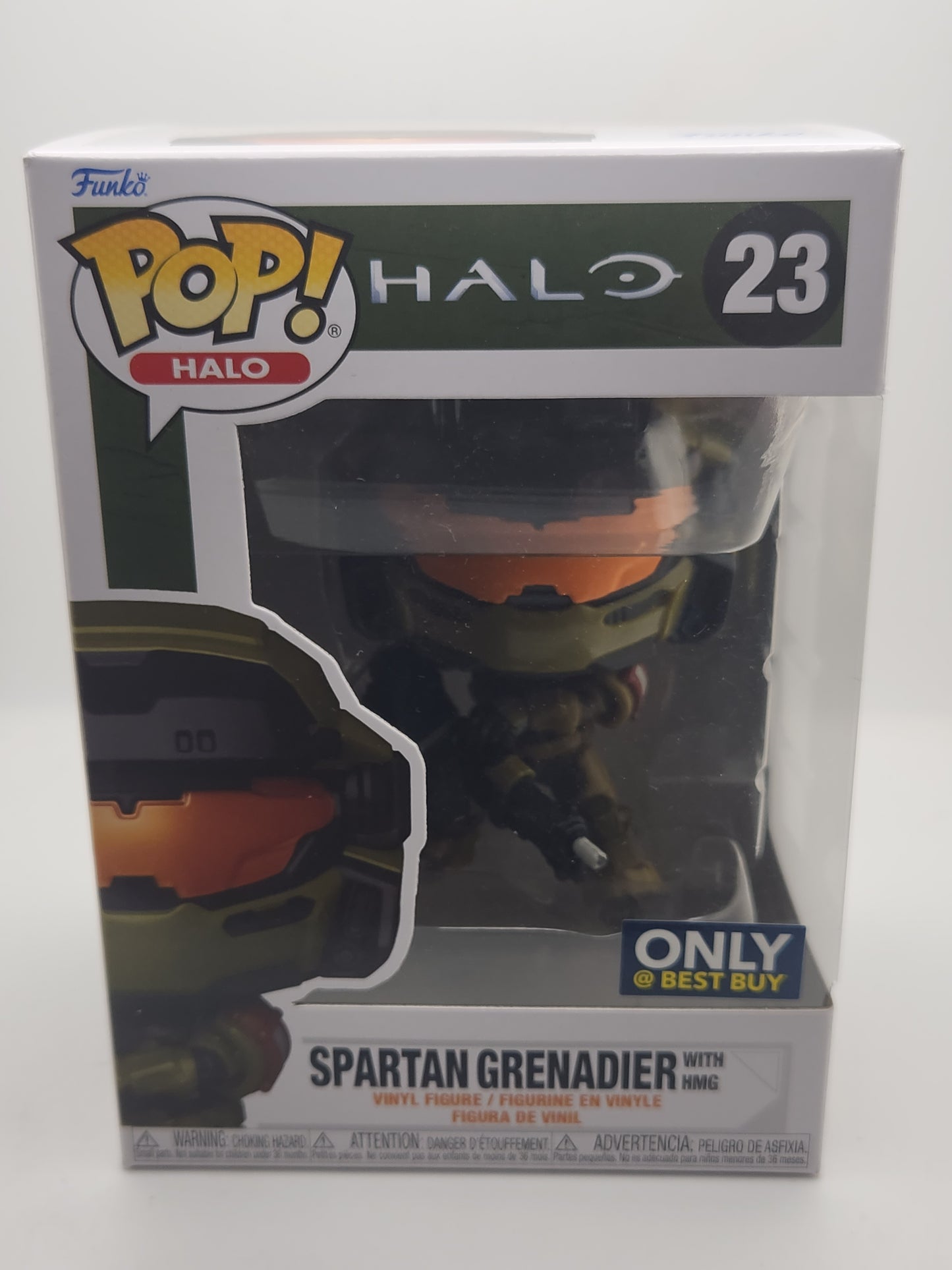 Spartan Grenadier w HMG - #23  - Box Condition - 9/10