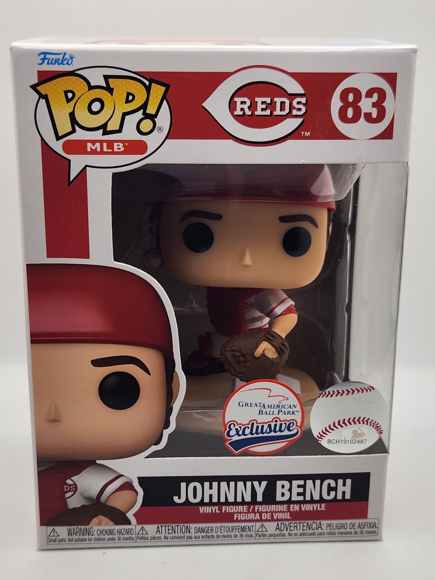 Johnny Bench - #83 - Ball Park Exclusive - Box Condition - 9/10