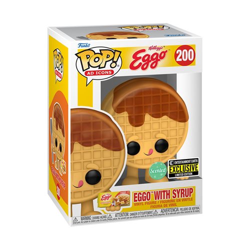 Kellogg's Eggo Waffle with Syrup (Scented) - #200 - Funko Pop! Vinyl Figure - Entertainment Earth Exclusive