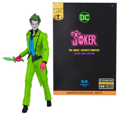 The Joker (Blacklight) -DC Multiverse - Infinite Frontier - McFarlane Toys Gold Label - 7-Inch Action Figure - Entertainment Earth/SDCC23 Exclusive - 3k PCS LE