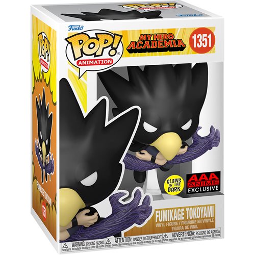 Fumikage Tokoyami Fallen Angel (Glow-in-the-Dark) - #1351 - My Hero Academia - Funko Pop! Vinyl Figure  - AAA Anime Exclusive