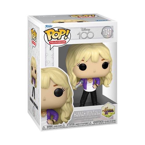 Hannah Montana - Disney 100 -  Funko Pop! Vinyl Figure #1347- PRE-ORDER EST SEPT 2023