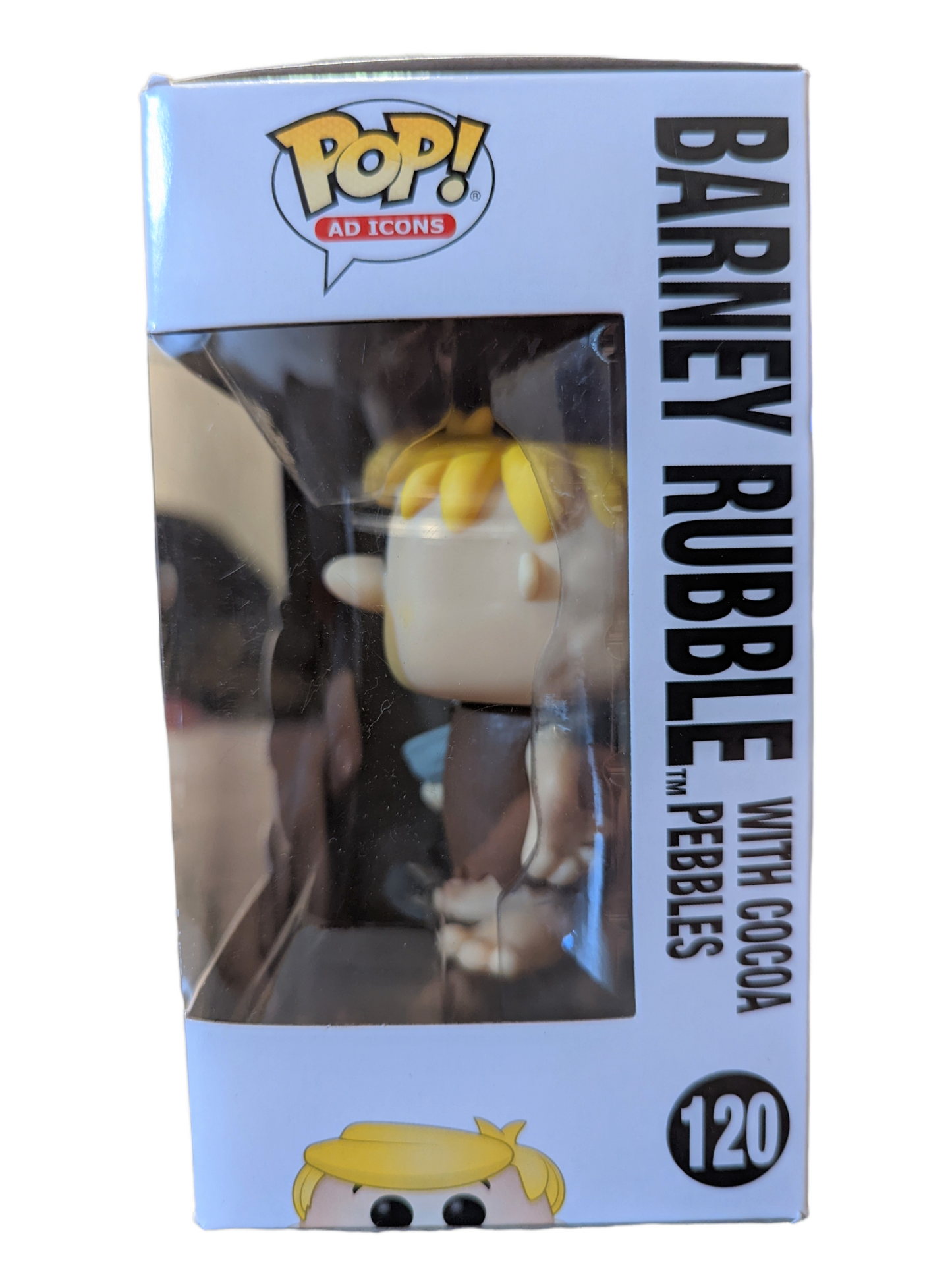 Barney Rubble (with Cocoa Pebbles) - #120 - Box Condition 7/10