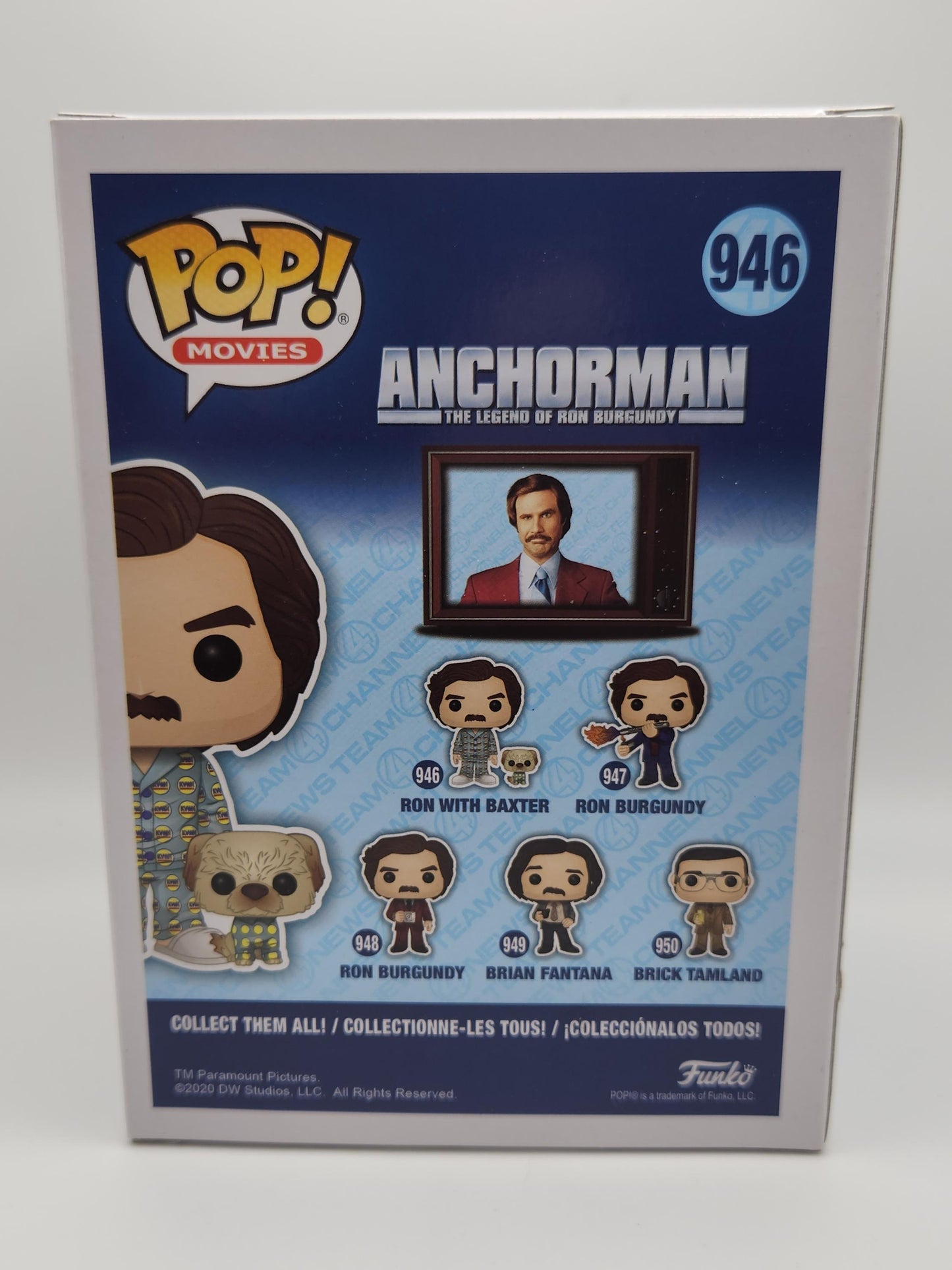 Ron con Baxter - #946 - 2020 SDCC Sticker - Condición 8/10