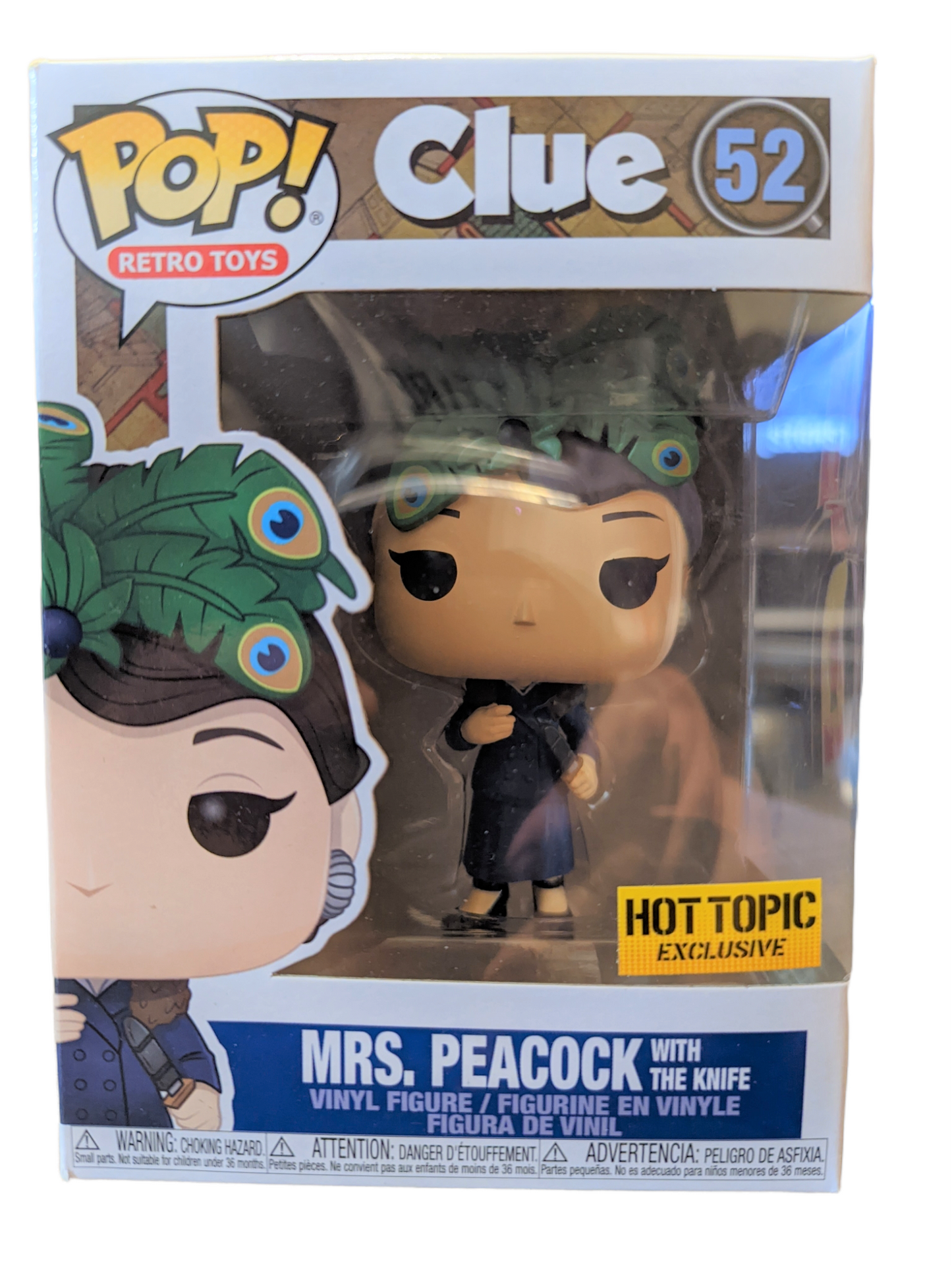 Mrs. Peacock (With The Knife) - #52 - Box Condition 9/10