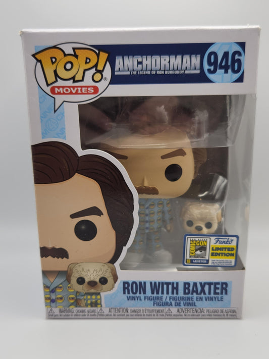 Ron con Baxter - #946 - 2020 SDCC Sticker - Condición 8/10