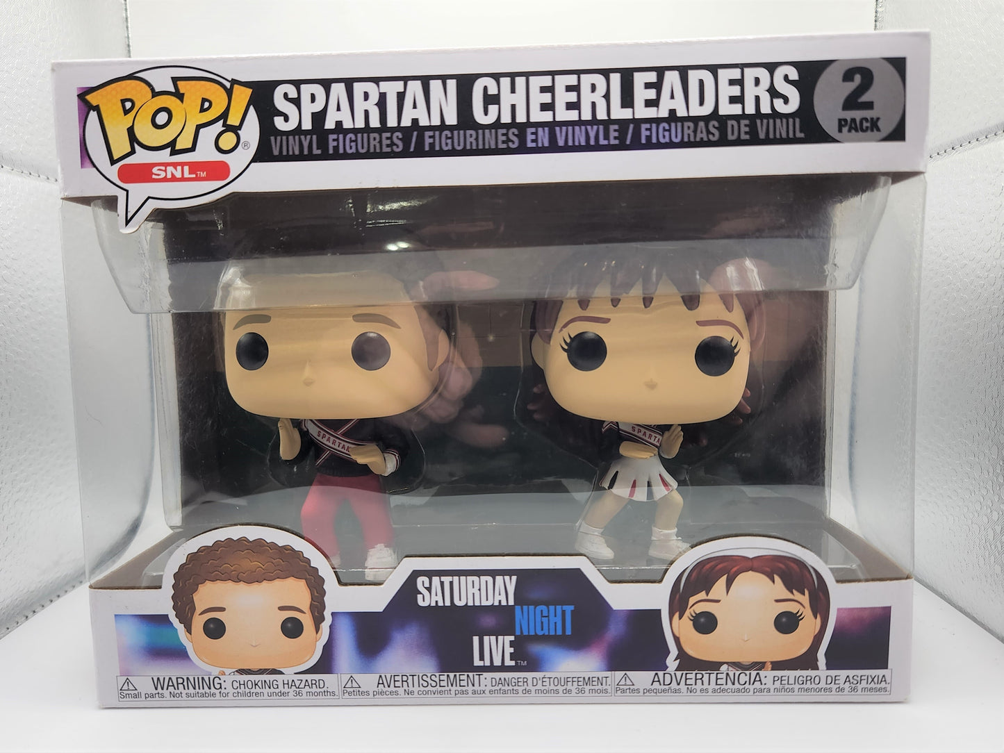 Cheerleaders spartiates (lot de 2) - État de la boîte 9/10