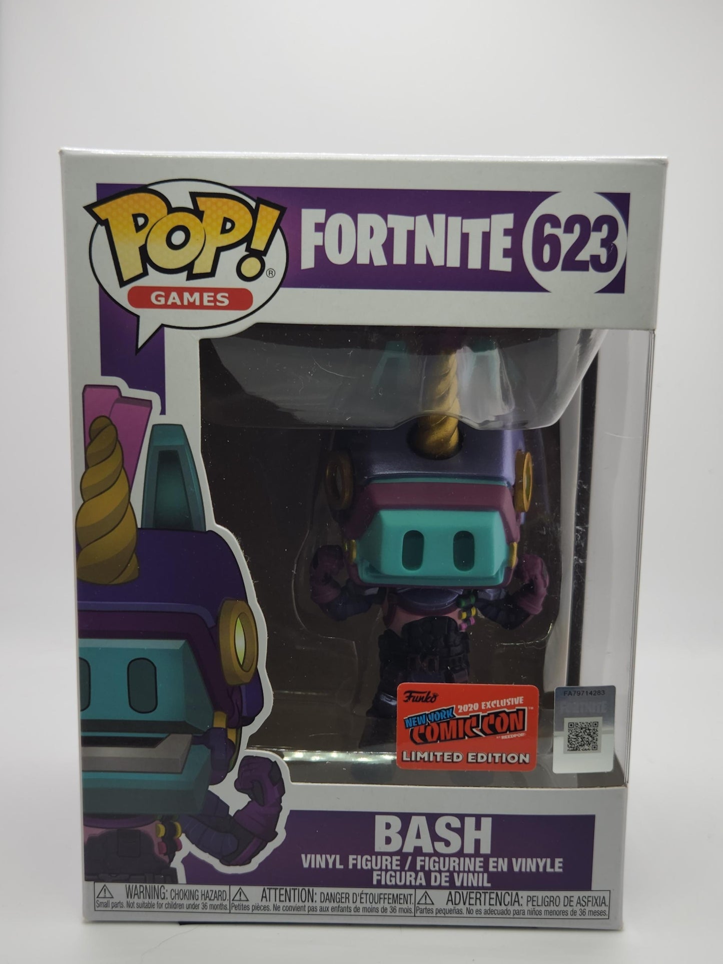 Bash - #623 - 2020 NYCC Exclusive Sticker - Box Condition 8/10