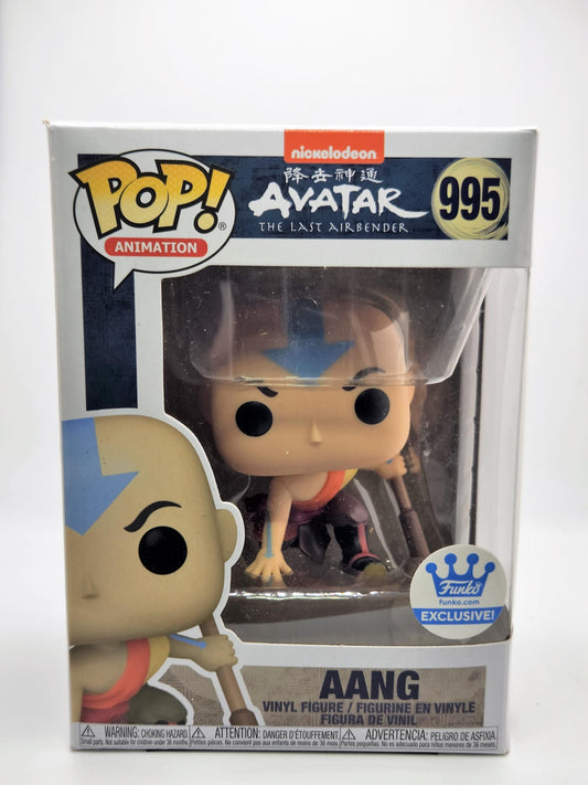 Aang - #995 - Calcomanía exclusiva de Funko.com - Estado de la caja 8/10