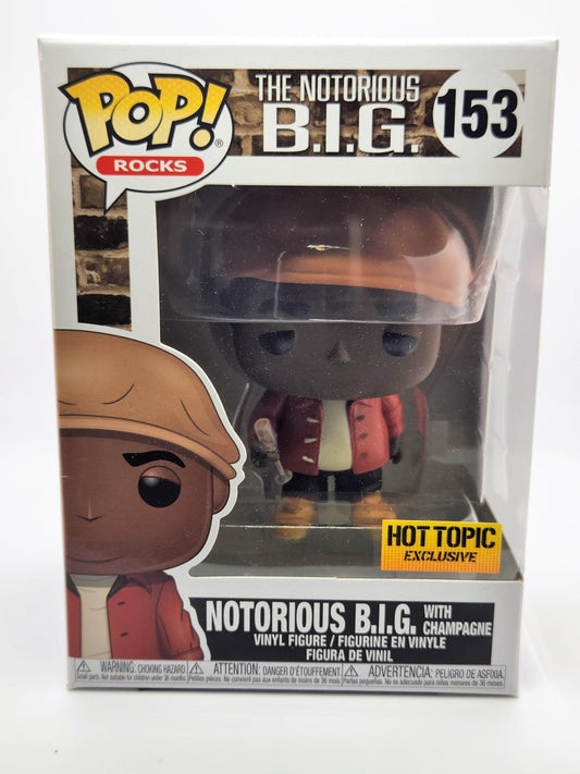 Notorious B.I.G. (with Champagne) - #153 - Box Condition 8/10