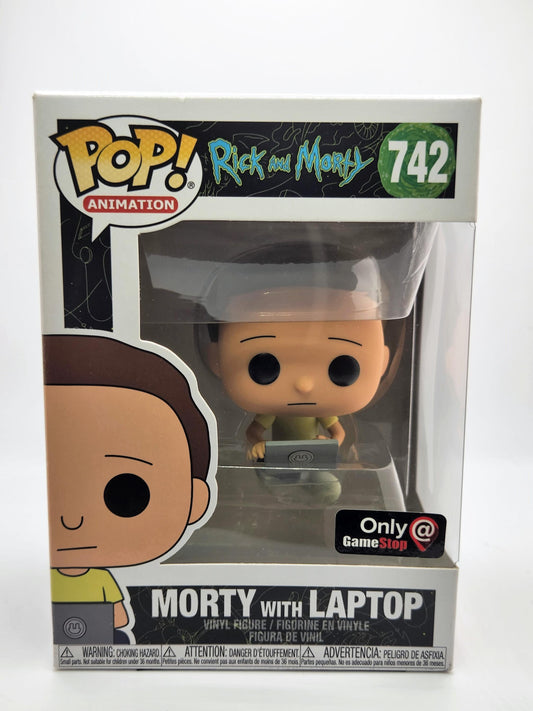 Morty with Laptop - #742 - Box Condition 7/10