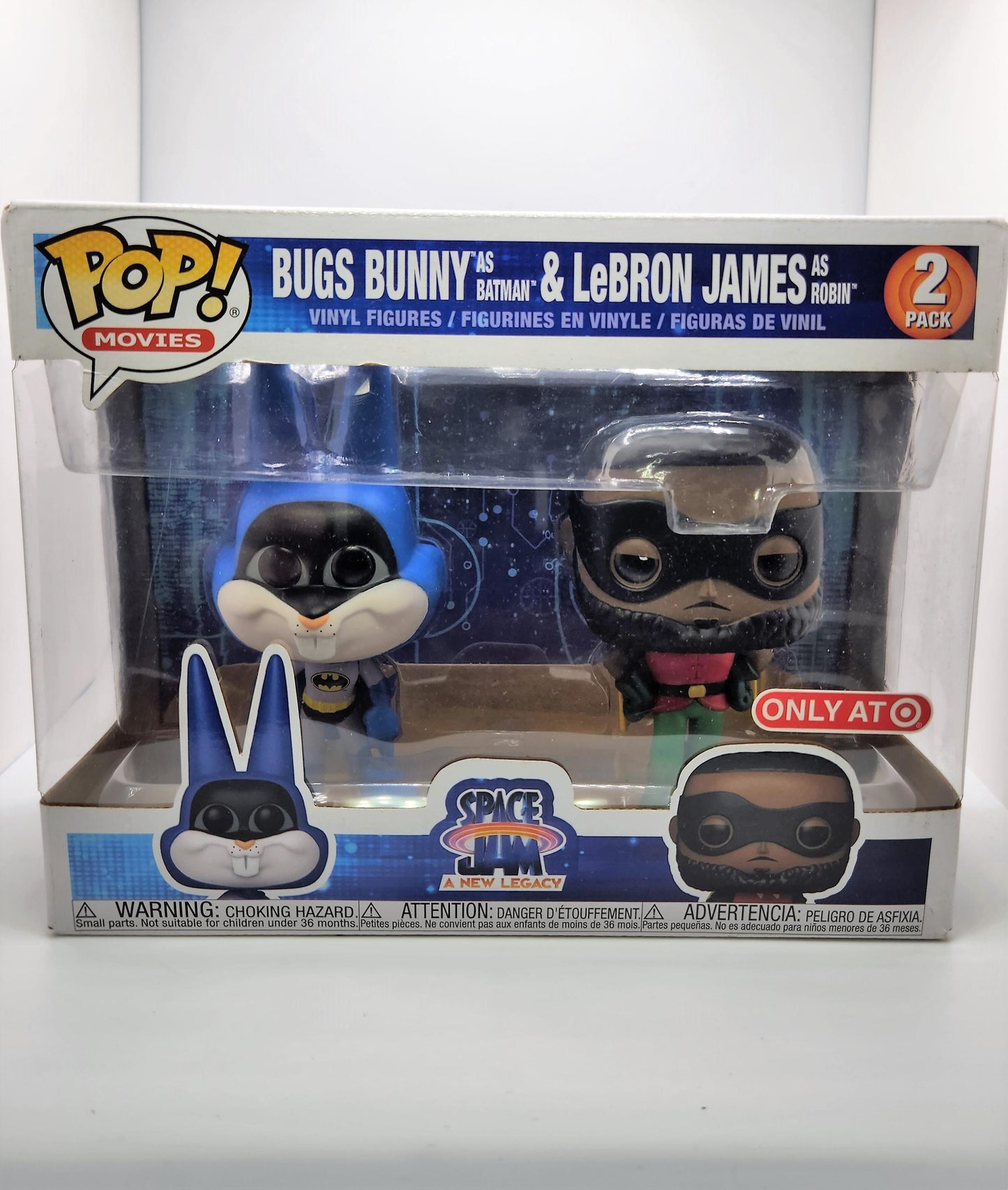 Bugs Bunny &amp; Lebron James (Lot de 2) - État de la boîte 7/10