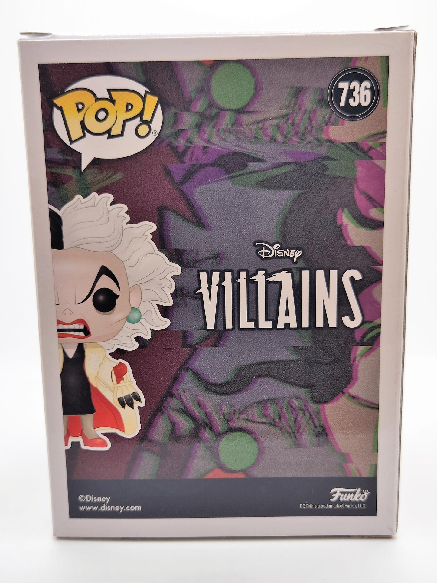 Cruella De Vil (Diamante, Purpurina) - #736 - Estado de la caja 7/10