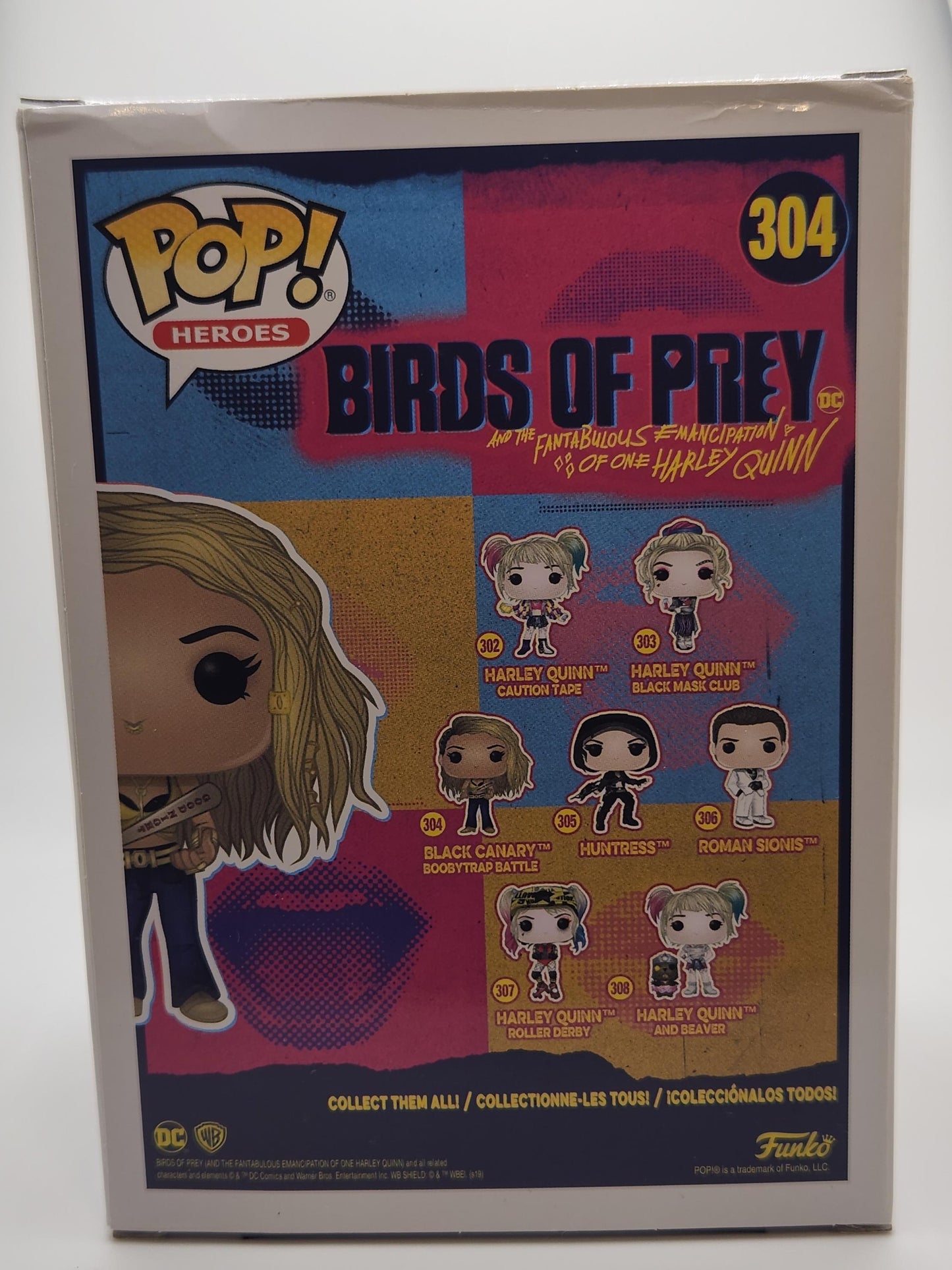 Black Canary (Boobytrap Battle) - #304 - Box Condition 7/10