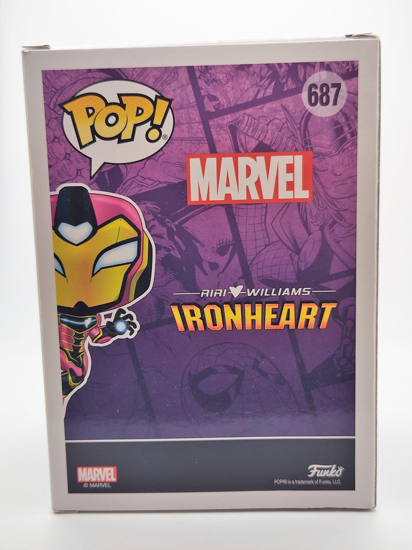 Ironheart - #687 - Autocollant exclusif PIAB - État de la boîte 7/10