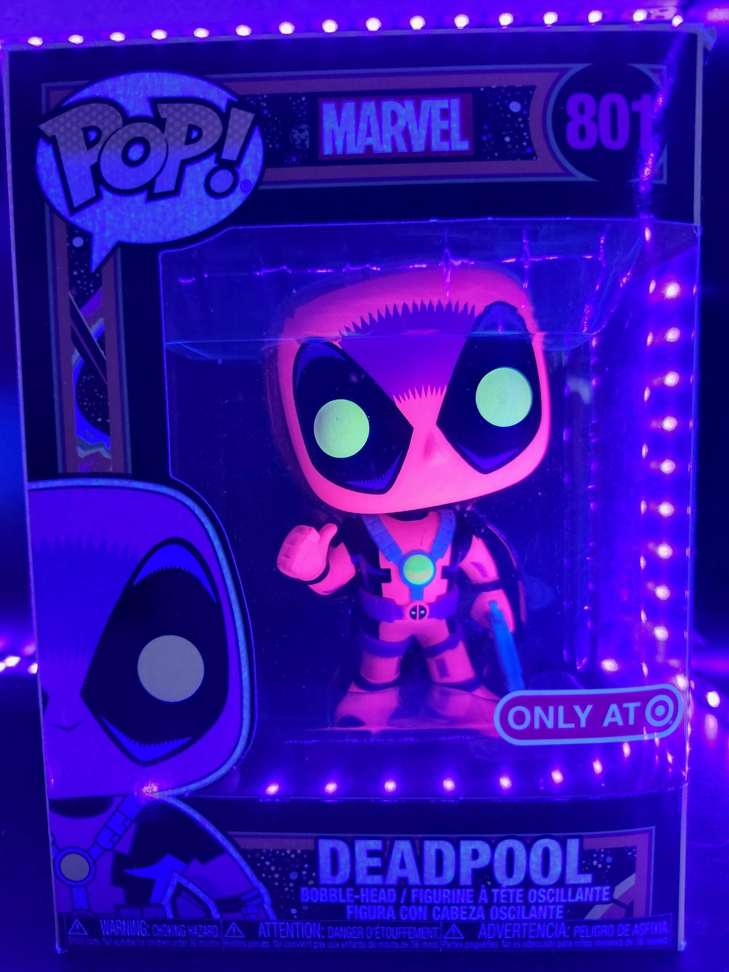 Deadpool (Blacklight) - #801 - Box Condition 9/10