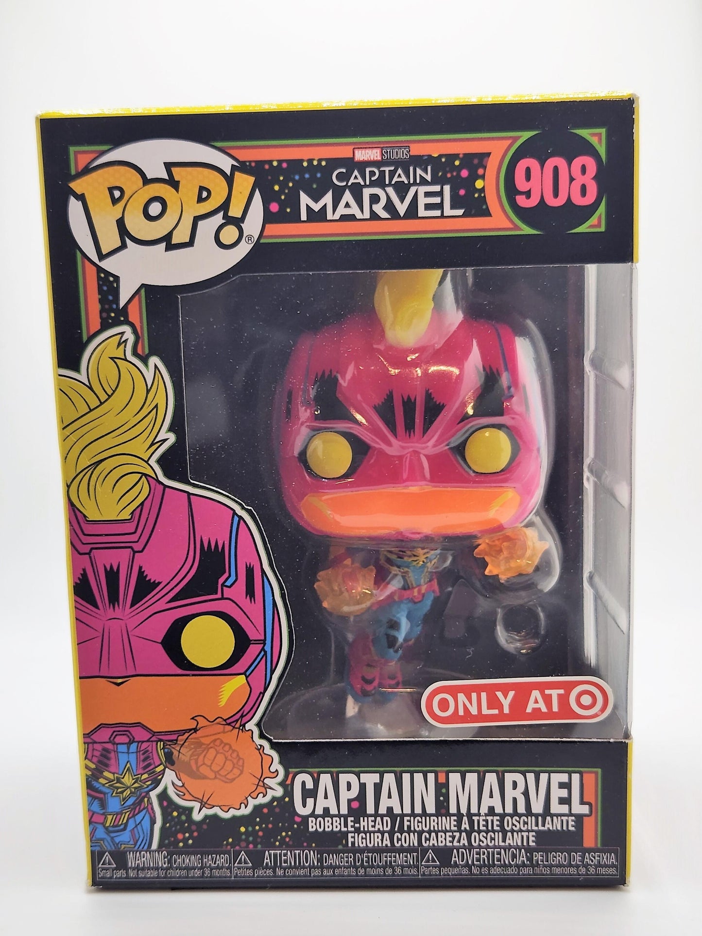 Captain Marvel (Blacklight) - #908 - Box Condition 8/10