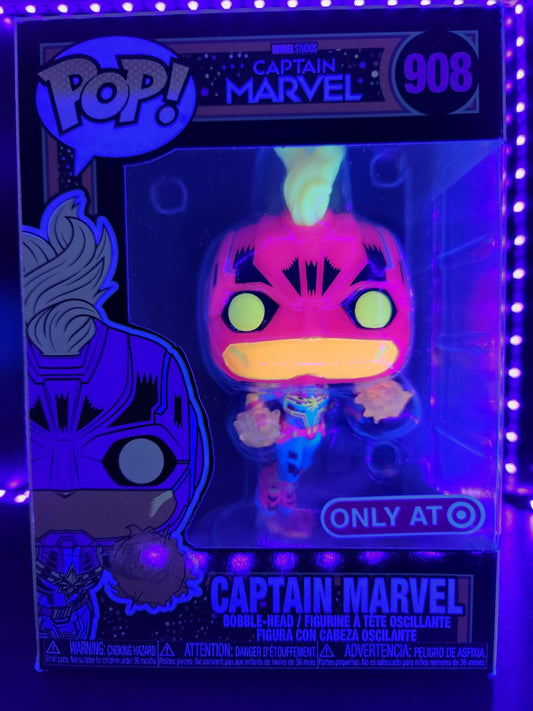 Captain Marvel (Blacklight) - #908 - Box Condition 8/10