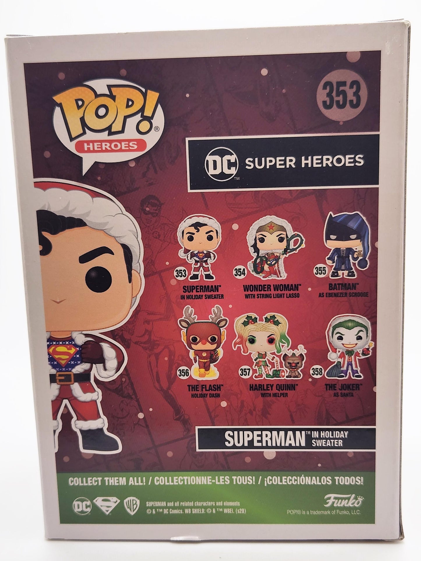 Superman in Holiday Sweater - #353 - Box Condition 8/10