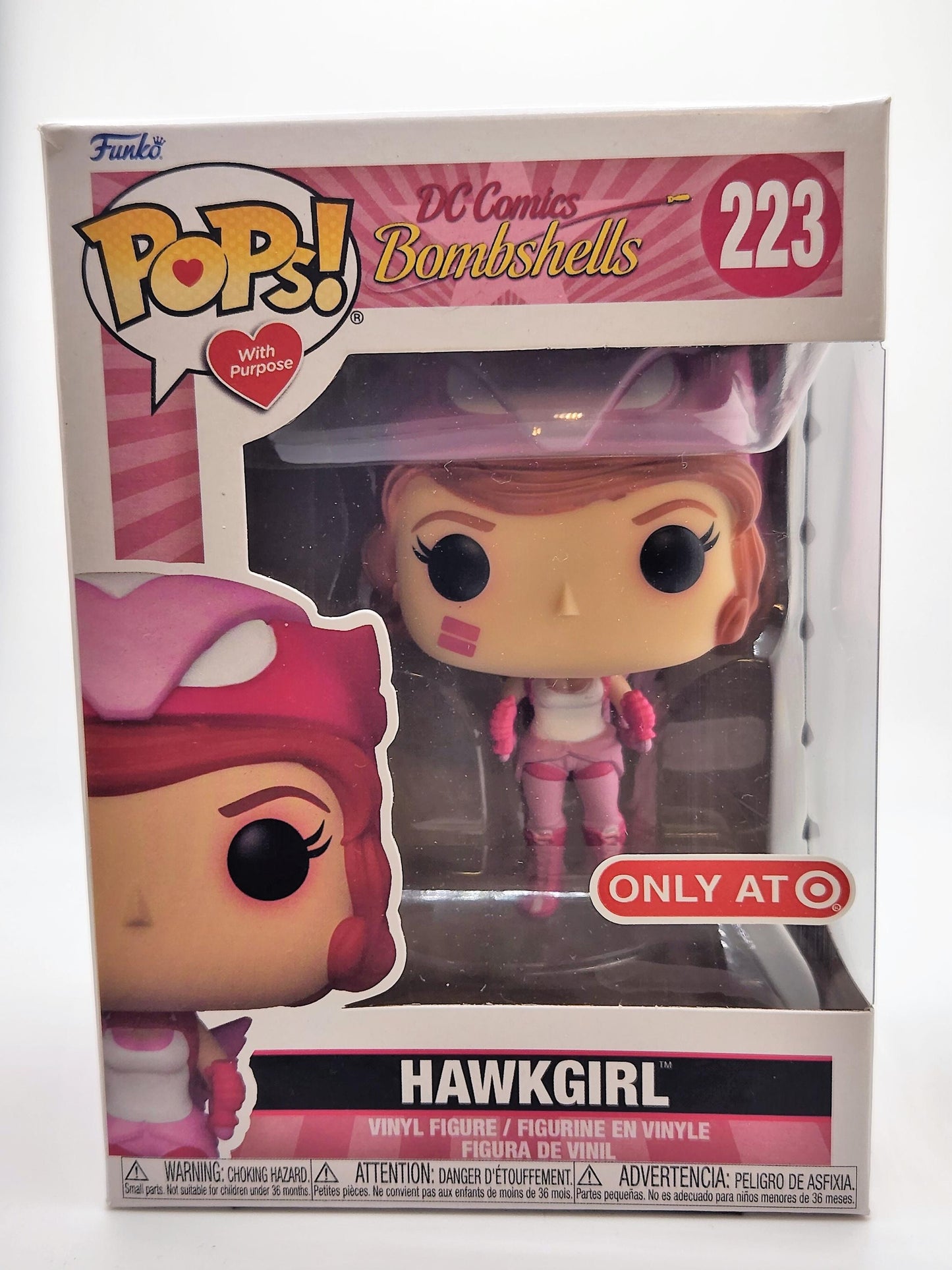 Hawkgirl (Breast Cancer Awareness) - #223 - Box Condition 7/10