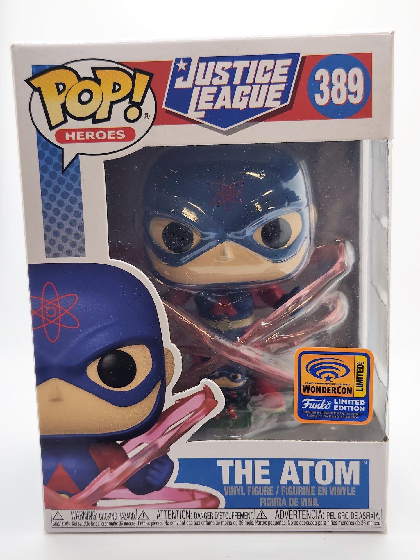 The Atom - #389 - 2021 WonderCon Sticker - Condición 8/10