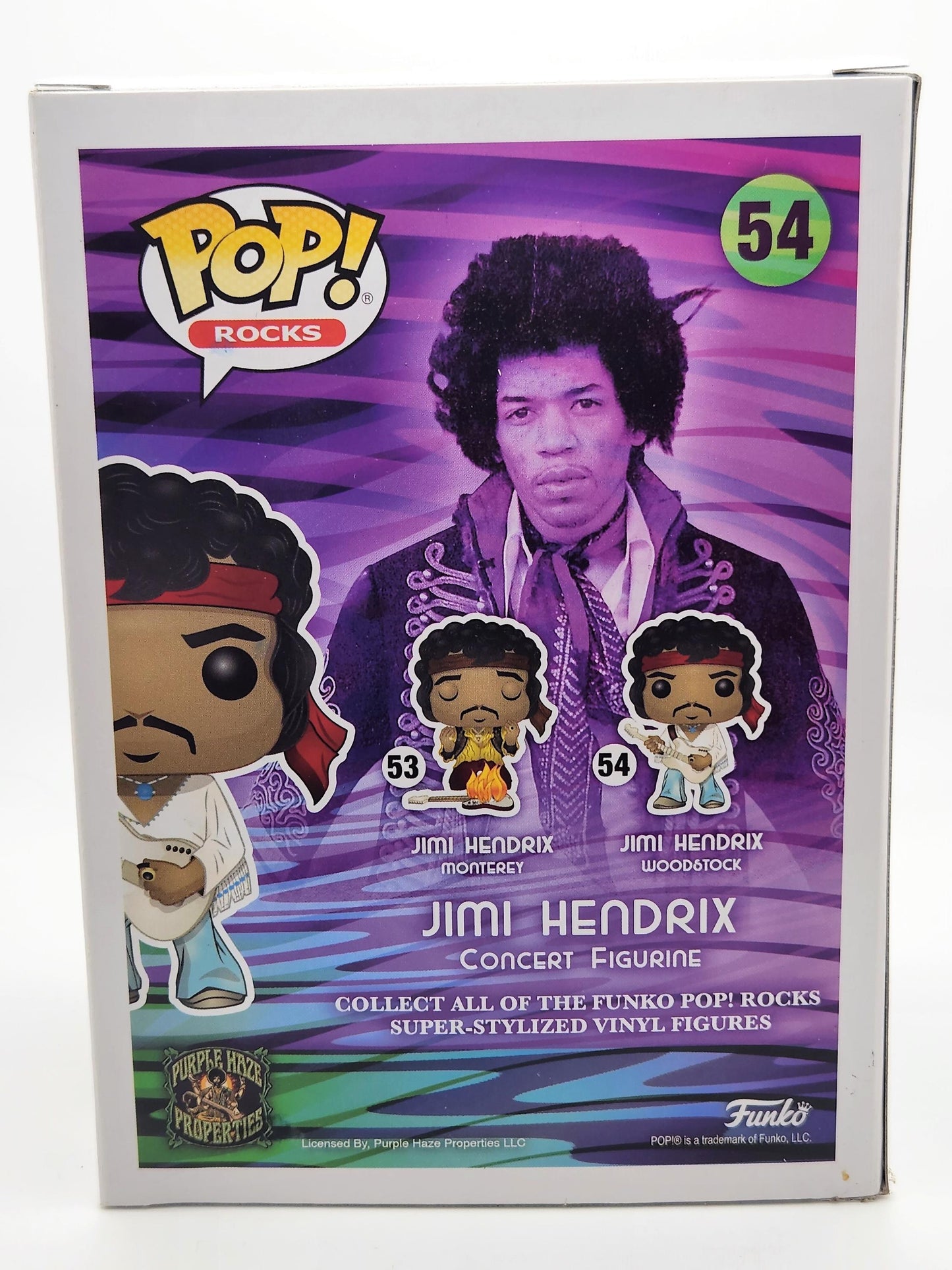 Jimi Hendrix (Woodstock) - #54 - Estado de la caja 8/10