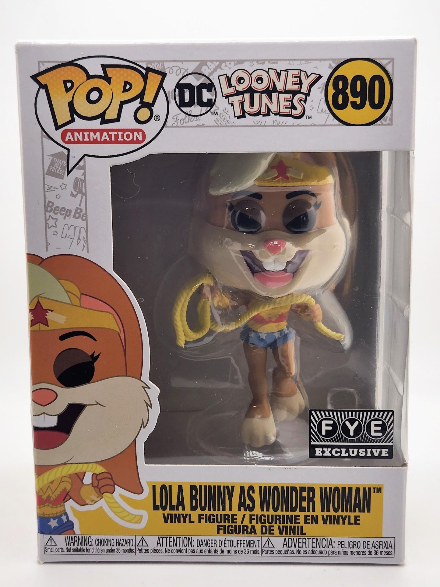 Lola Bunny as Wonder Woman - #890 - Box Condition 8/10