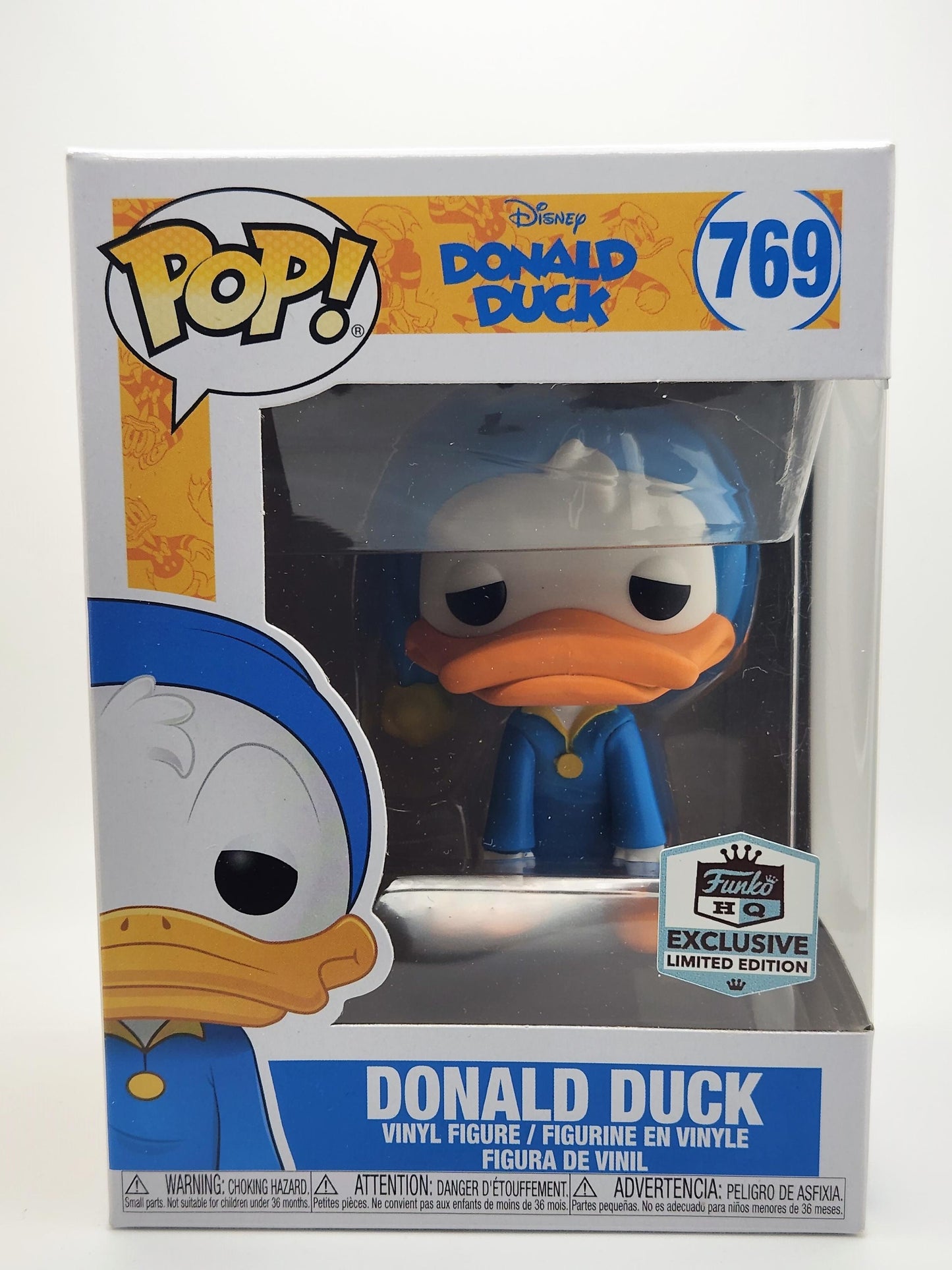 Donald Duck - #769 - Exclusivité Funko HQ - État de la boîte 9/10