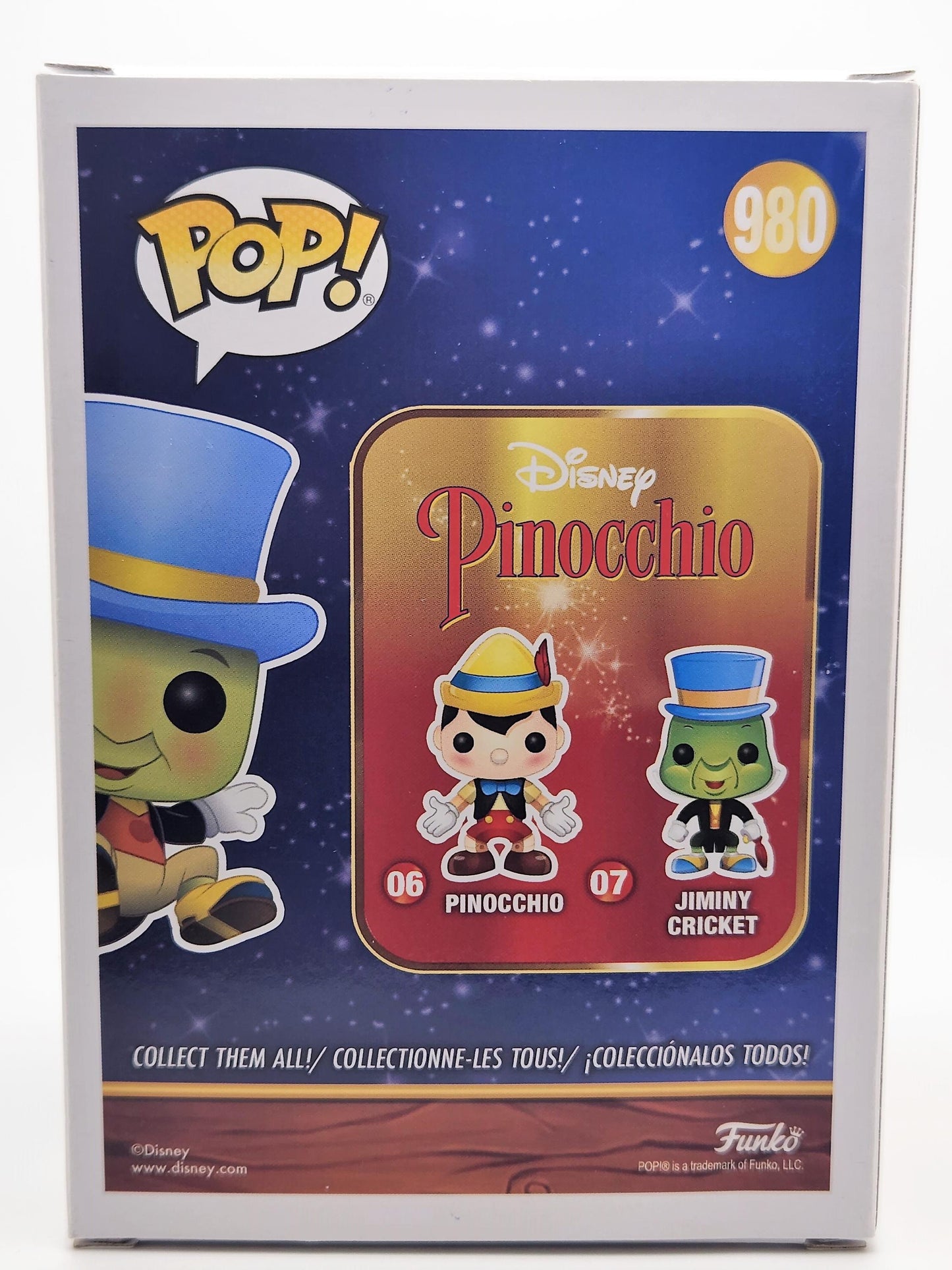 Jiminy Cricket - #980 - Exclusivo de NYCC 2020 - Condición 8/10