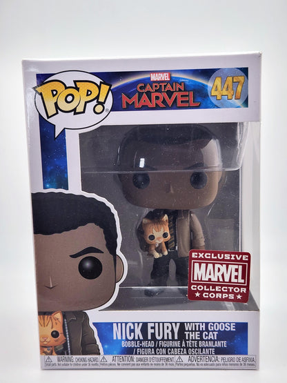 Nick Fury with Goose the Cat - #447 - Box Condition 8/10