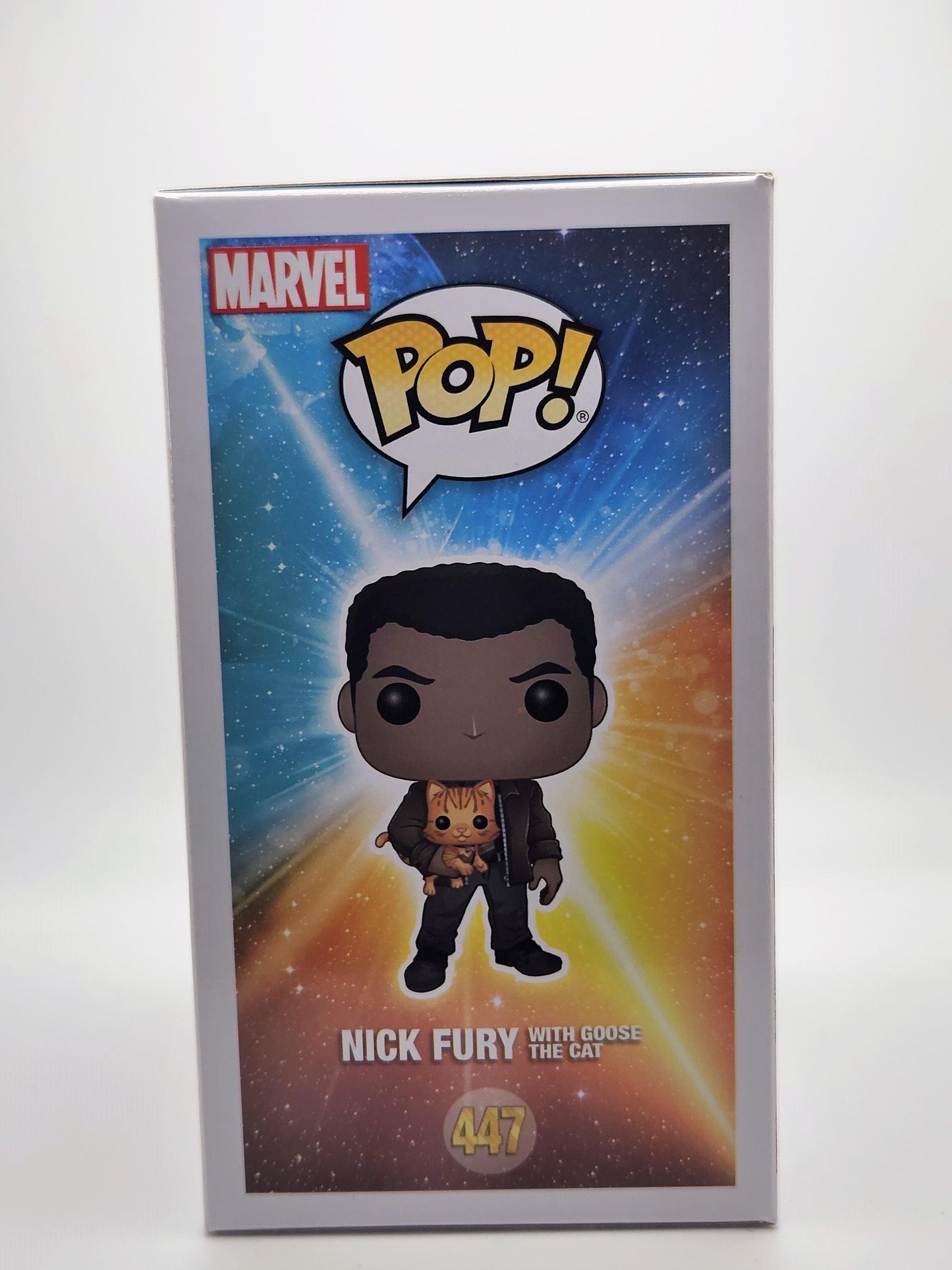 Nick Fury con Goose the Cat - #447 - Estado de la caja 8/10