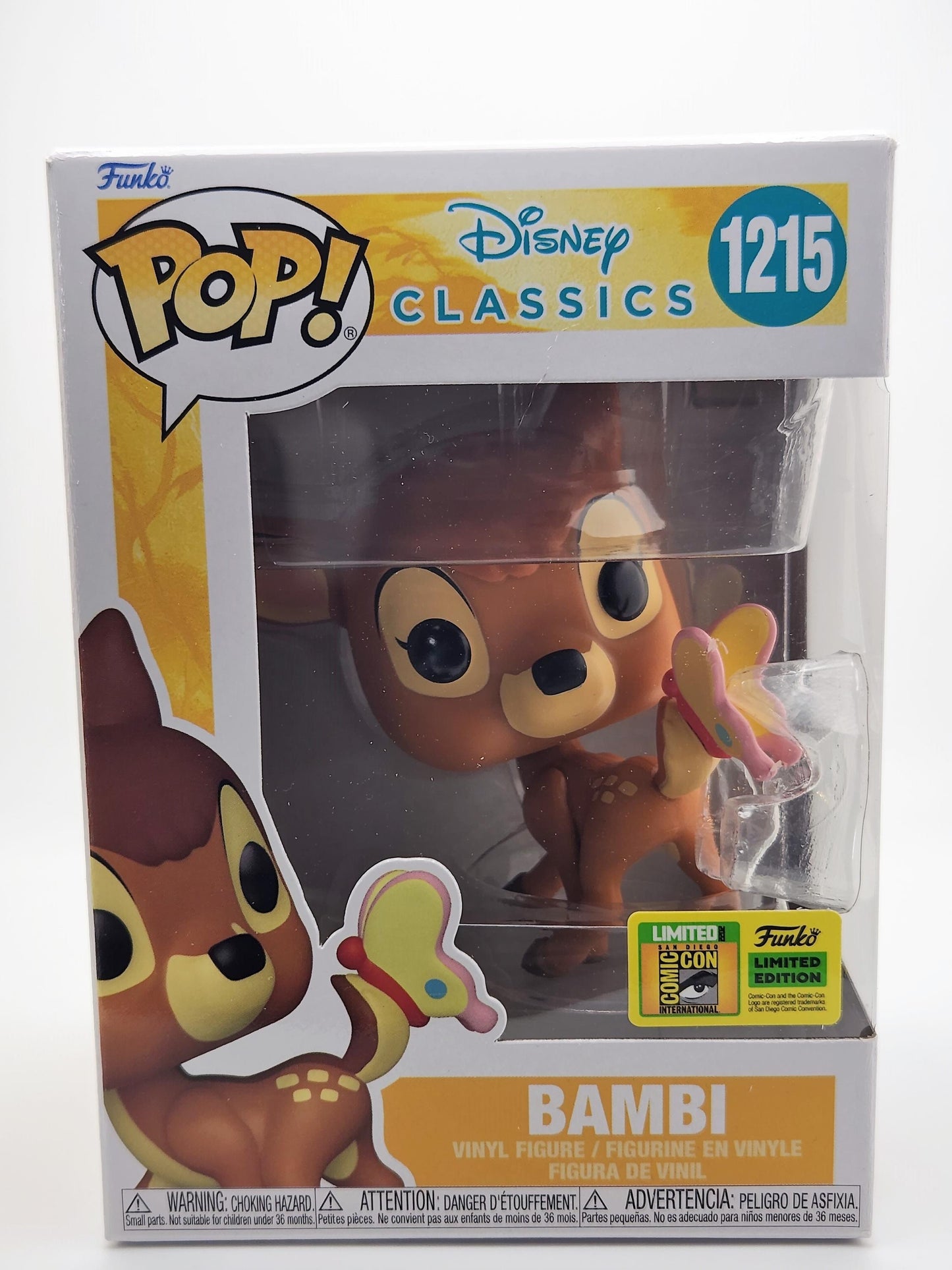 Bambi - #1215 - 2022 SDCC LE Autocollant - État de la boîte 9/10