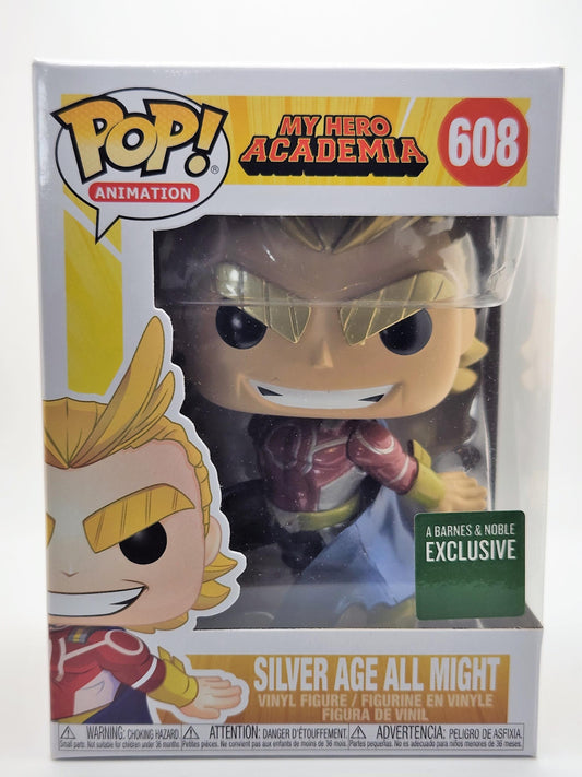 Silver Age All Might (Metallic) - #608 - Box Condition 9/10