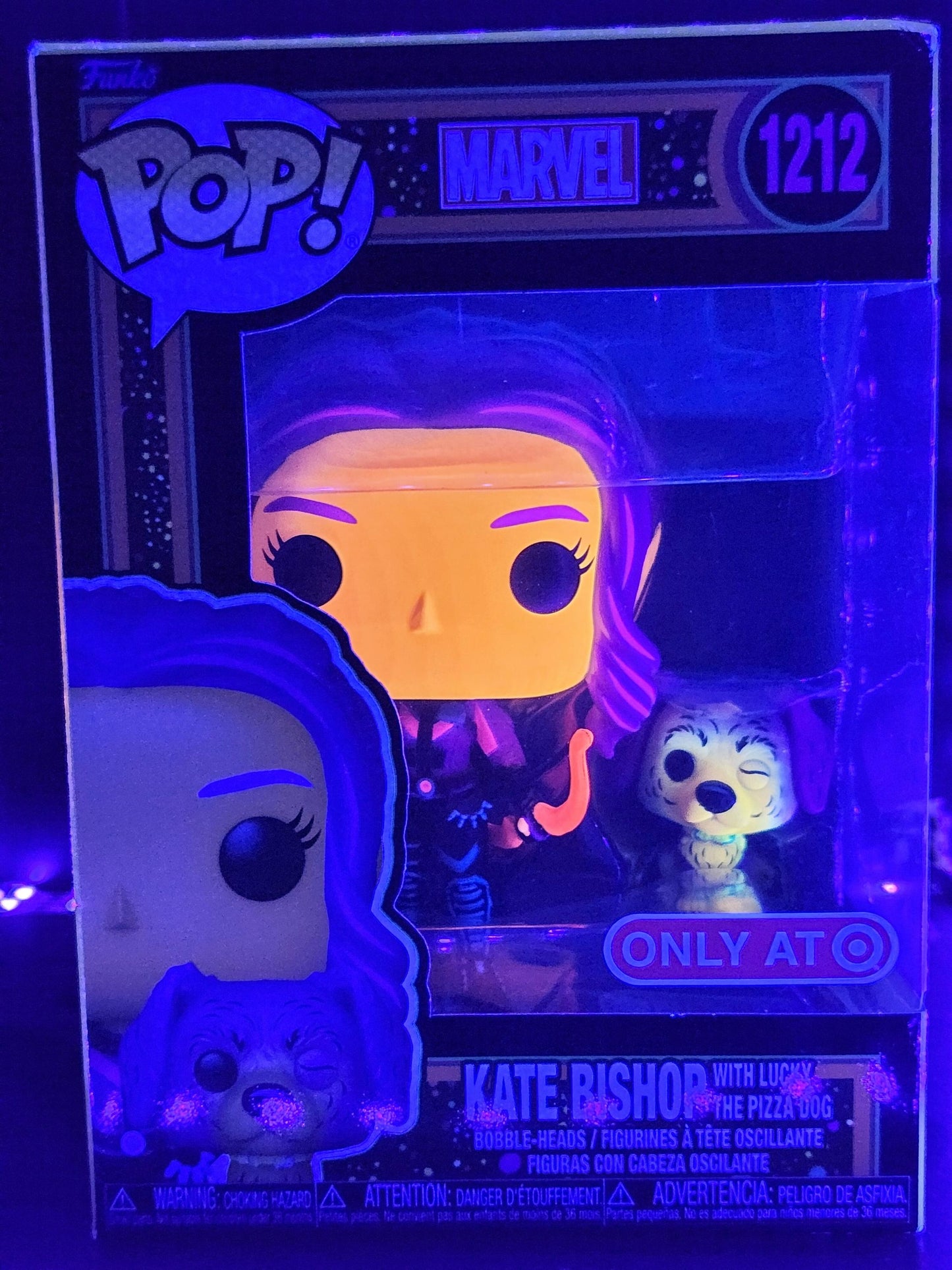 Kate Bishop (w Lucky) (Blacklight) - #1212 - Box Condition 8/10