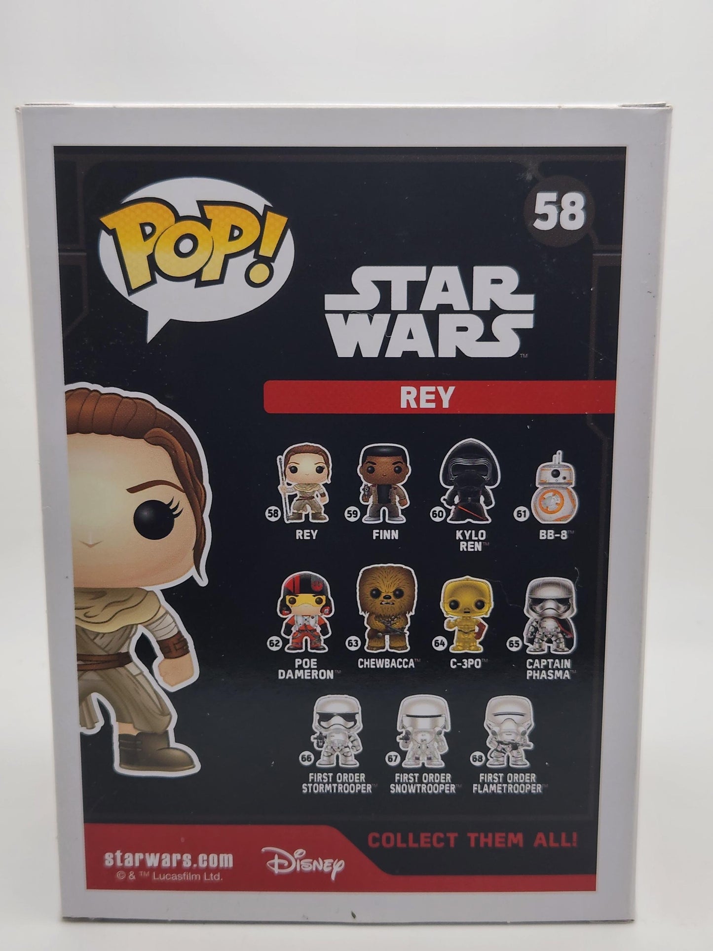 Rey (with Staff) - #58 - Box Condition 8/10