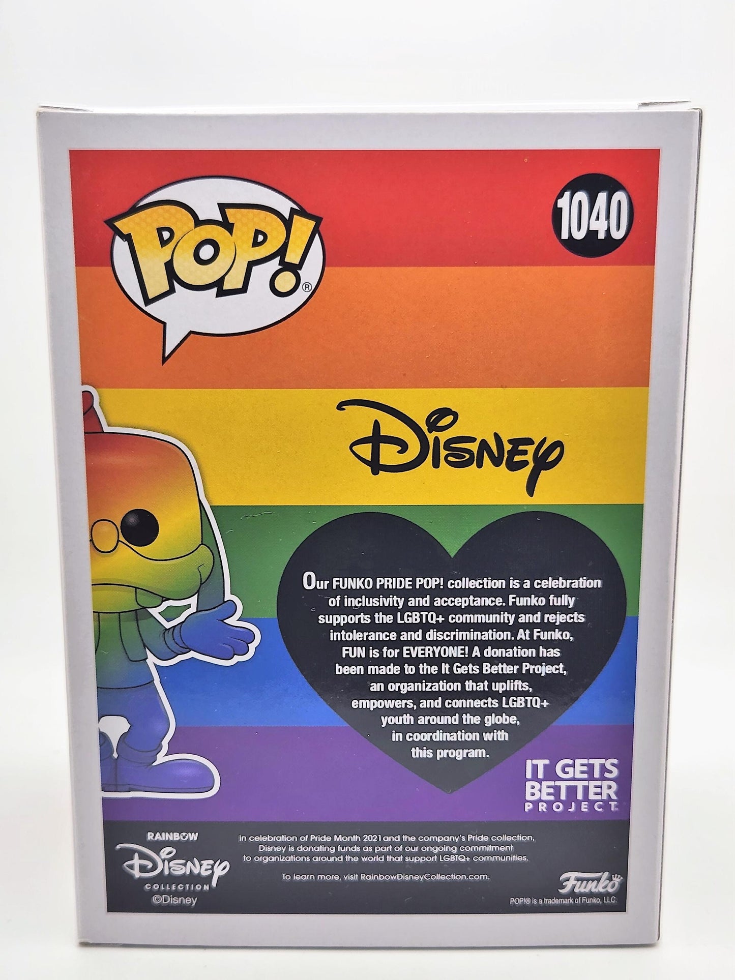 Goofy (Rainbow) - #1040 - Funko Hollywood - Condición 8/10