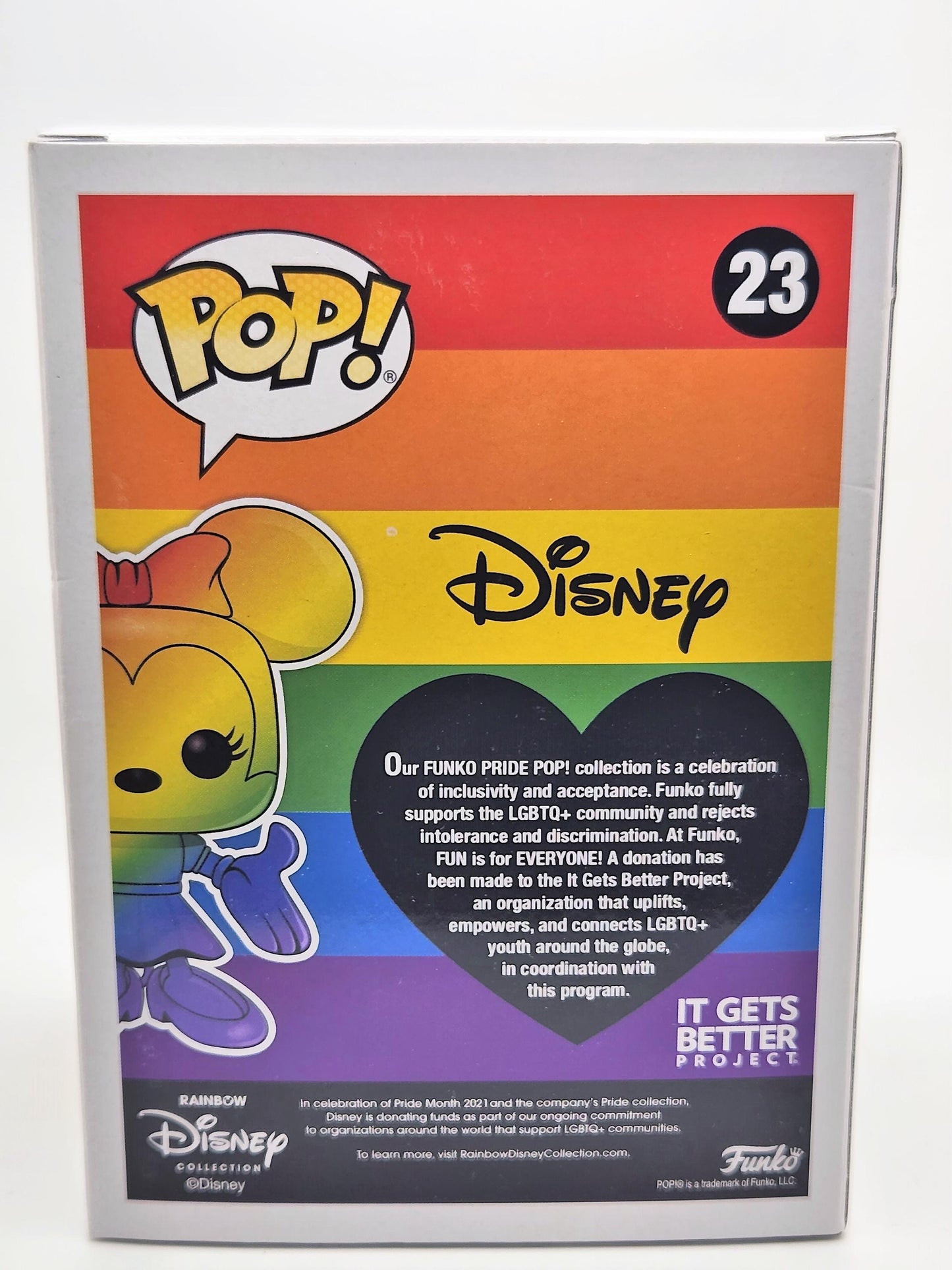 Minnie Mouse (Arco iris) - #23 - Estado de la caja 9/10