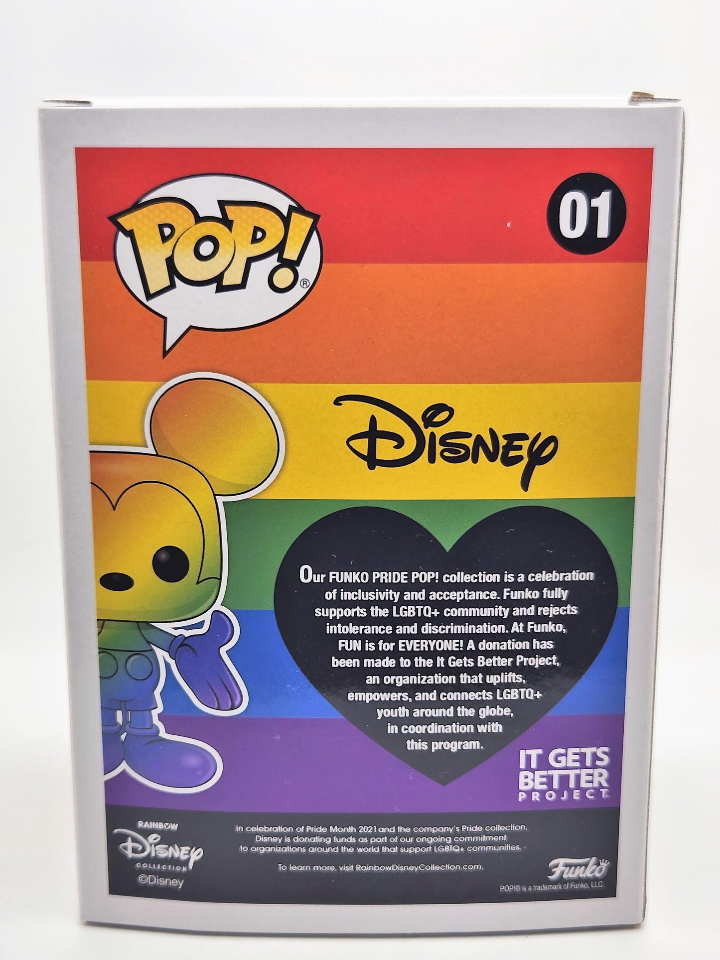 Mickey Mouse (Rainbow) - #01 - Estado de la caja 8/10