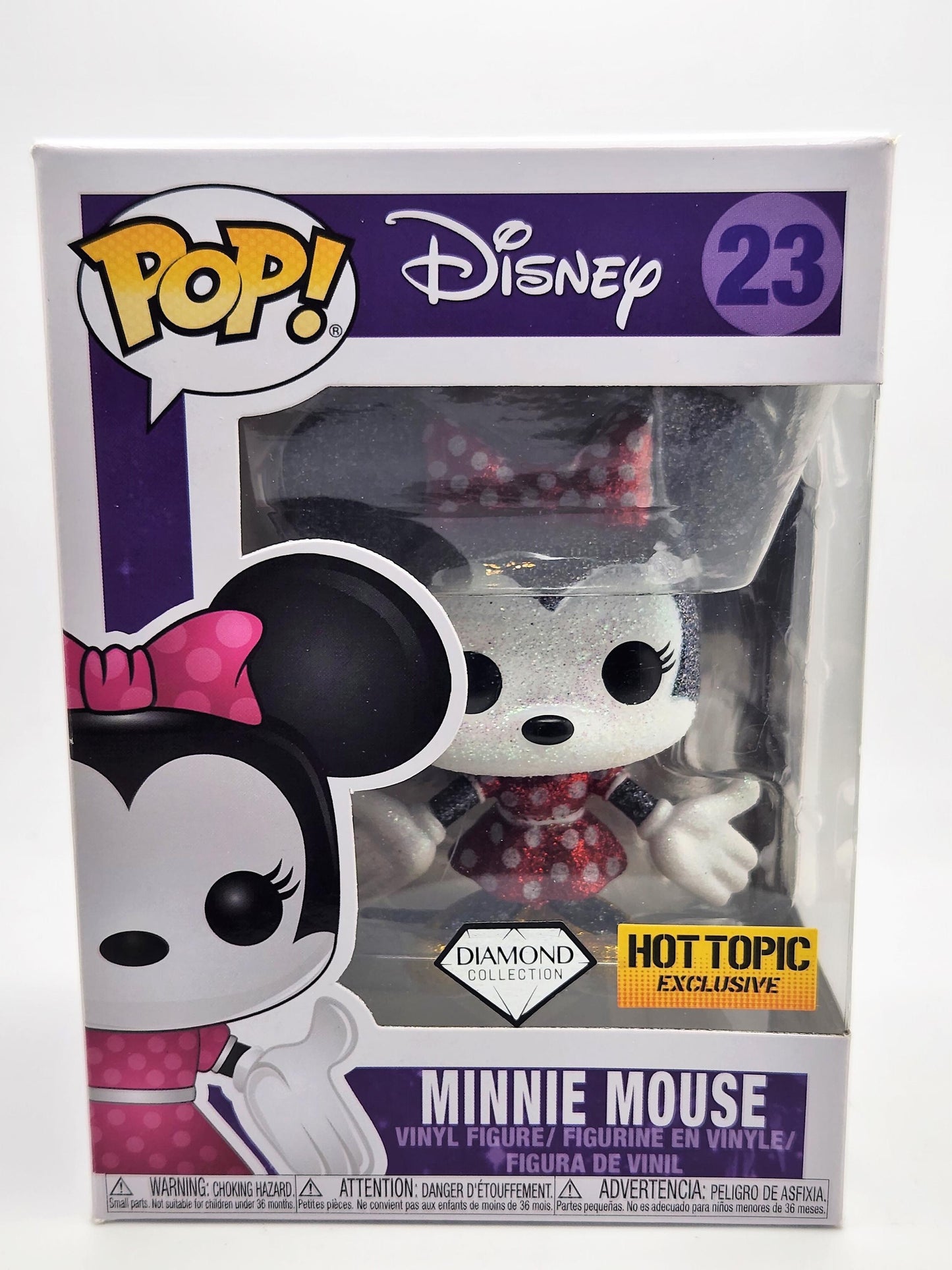 Minnie Mouse (Diamante | Purpurina) - #23 - Estado de la caja 8/10