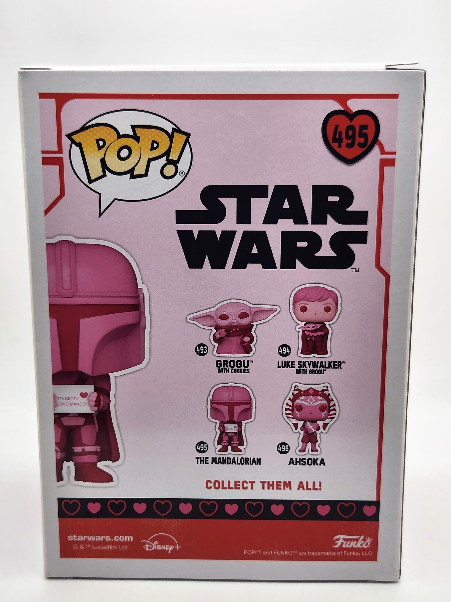 The Mandalorian (Valentine, Pink) - #495 - Estado de la caja 8/10