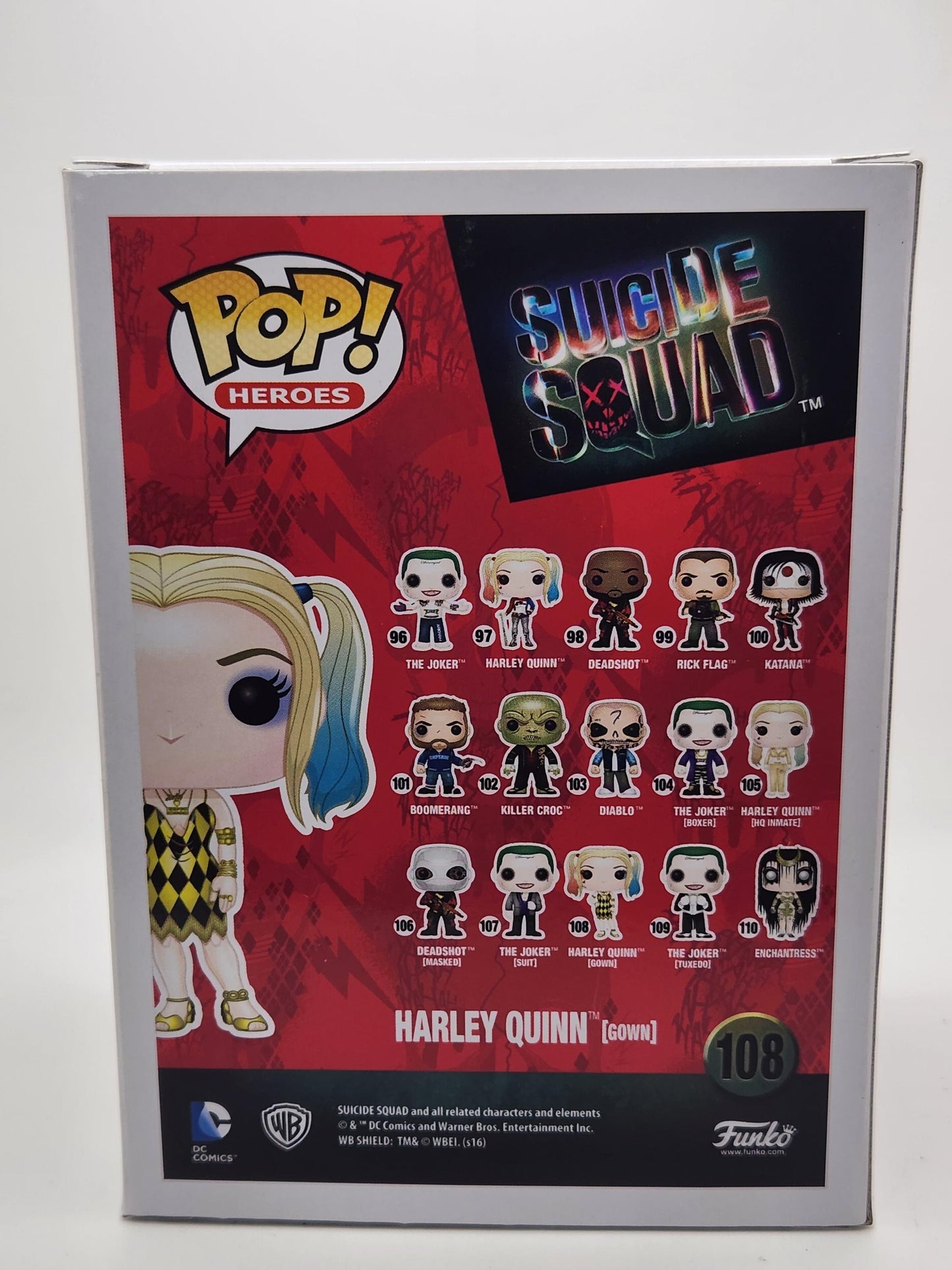 Harley Quinn (vestido) - #108 - Estado de la caja 8/10 -