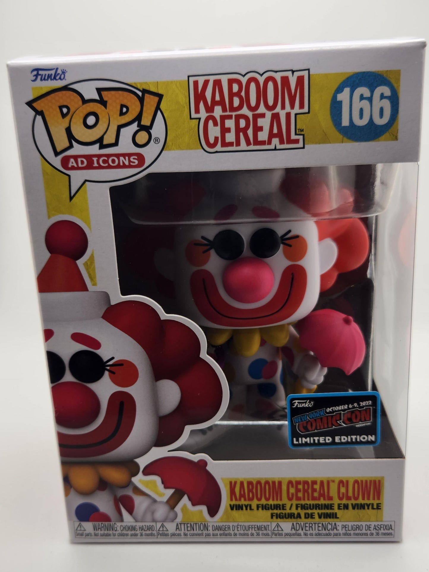 Kaboom Cereal Clown - 166 - Pegatina NYCC 2022 - Caja 9/10