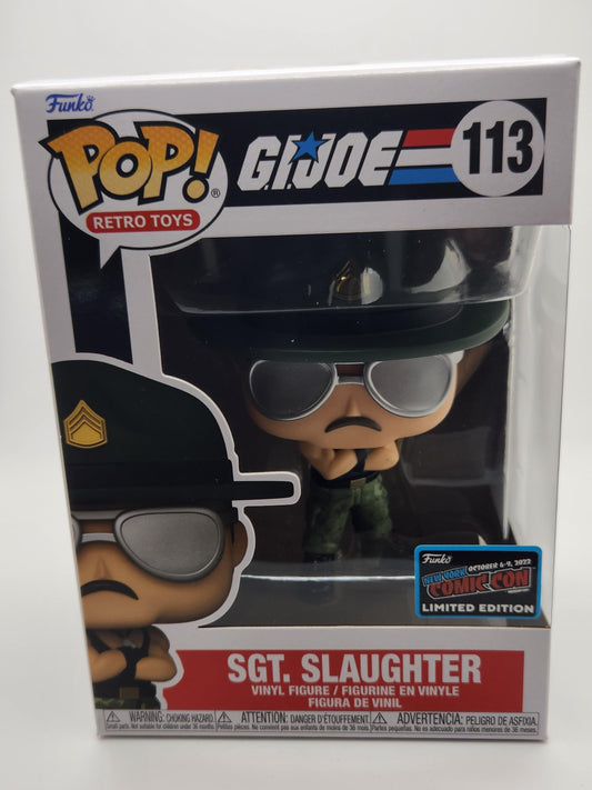 Sgt. Slaughter - #113 - Box Condition 8/10