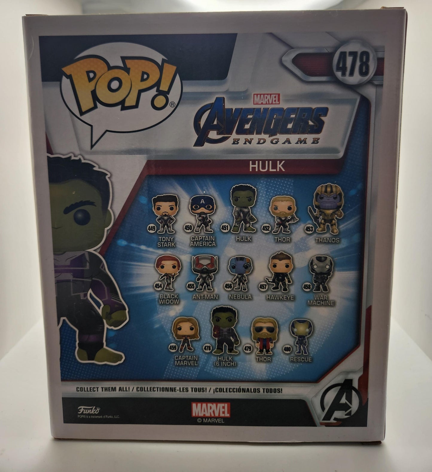 Hulk (6 inch) - #478 - Box Condition 9/10