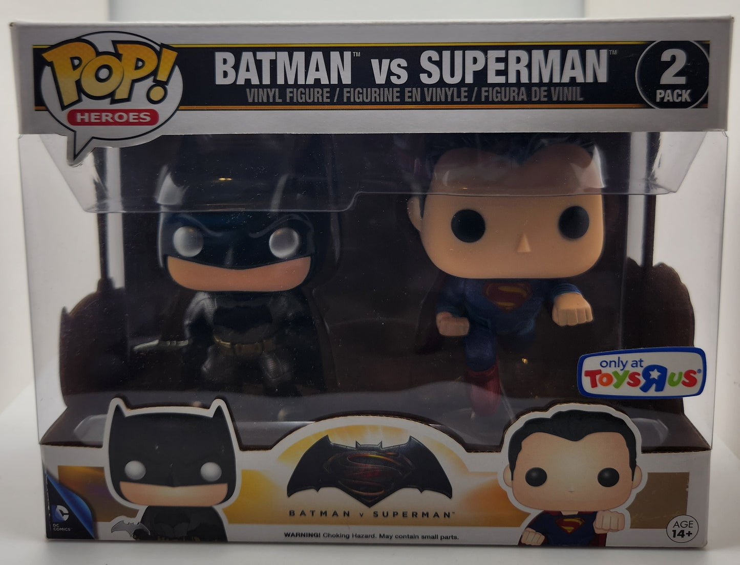 Batman v Superman (metálico) (paquete de 2) - Estado de la caja 8/10