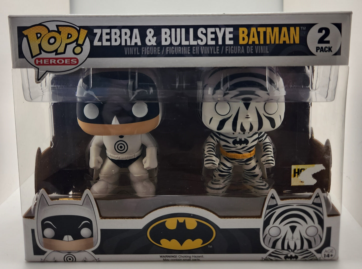 Zebra & Bullseye Batman (2 Pack) - Box Condition 7/10