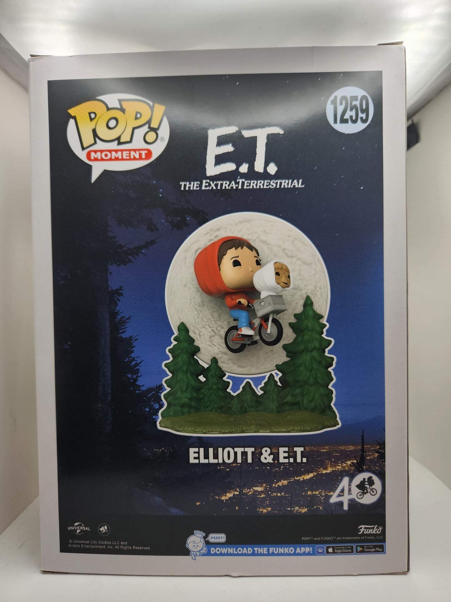 Elliot &amp; ET (Glow in the Dark) - #1259 - État de la boîte 8/10