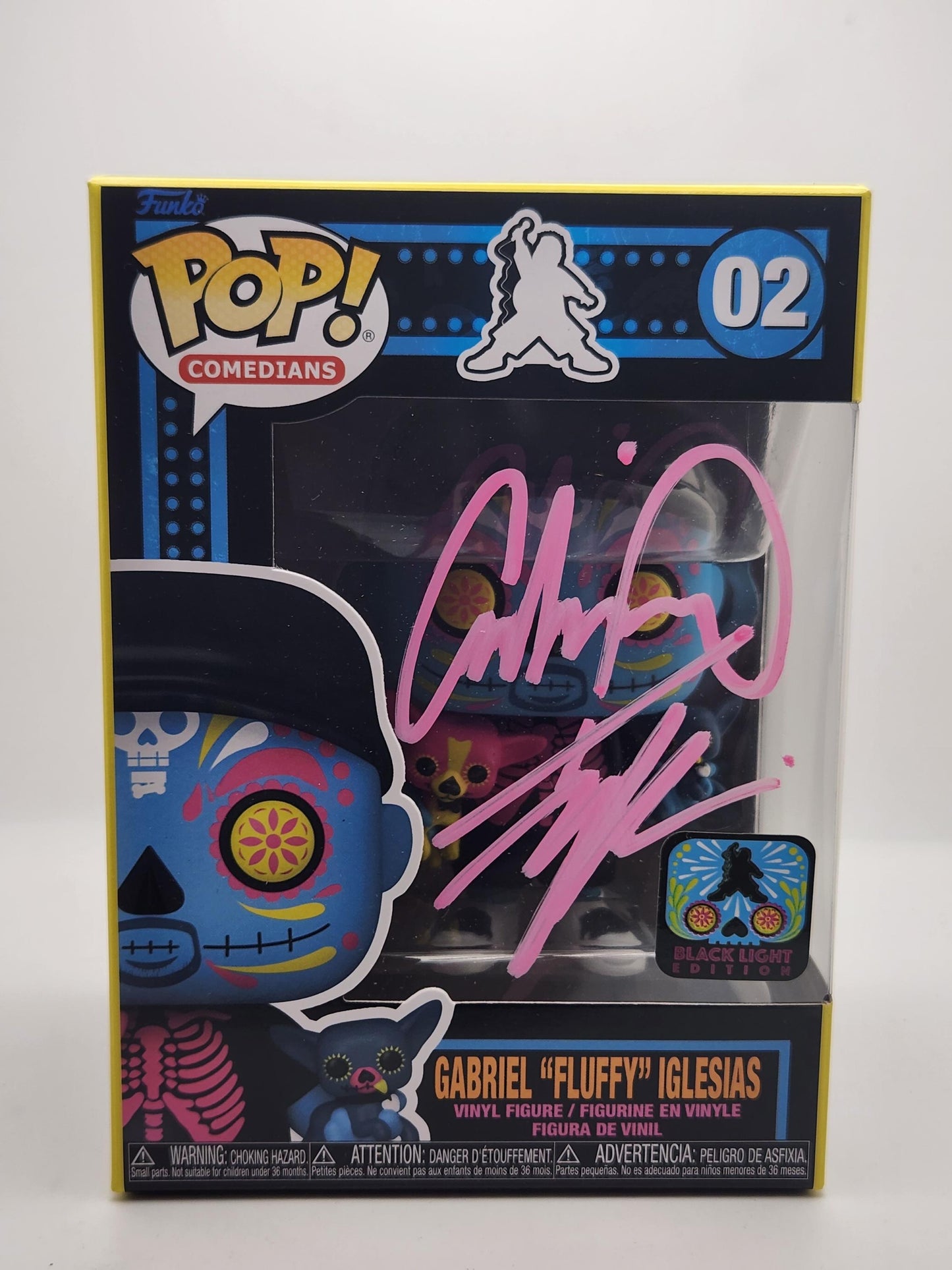 Gabriel "Fluffy" Iglesias (Autographed | Blacklight) - #02 - Box Condition 10/10