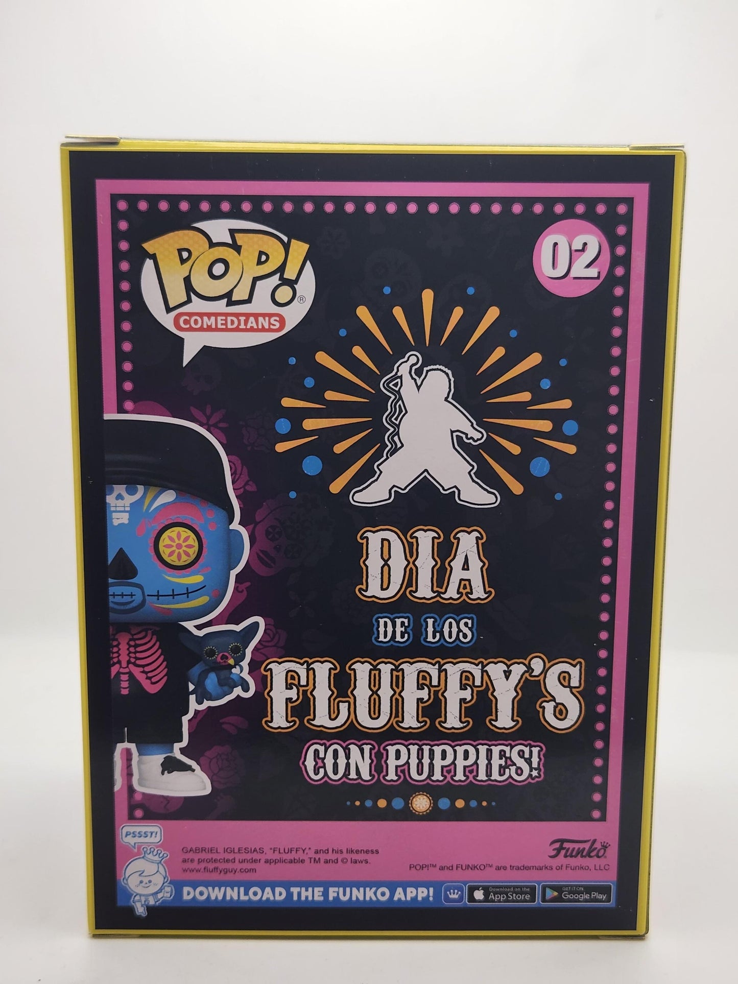 Gabriel "Fluffy" Iglesias (Autographed | Blacklight) - #02 - Box Condition 10/10